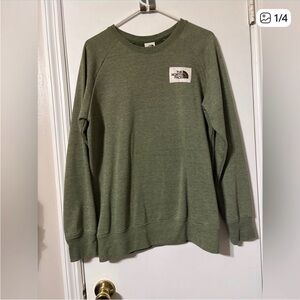 The North Face Green Sweatshirt size large